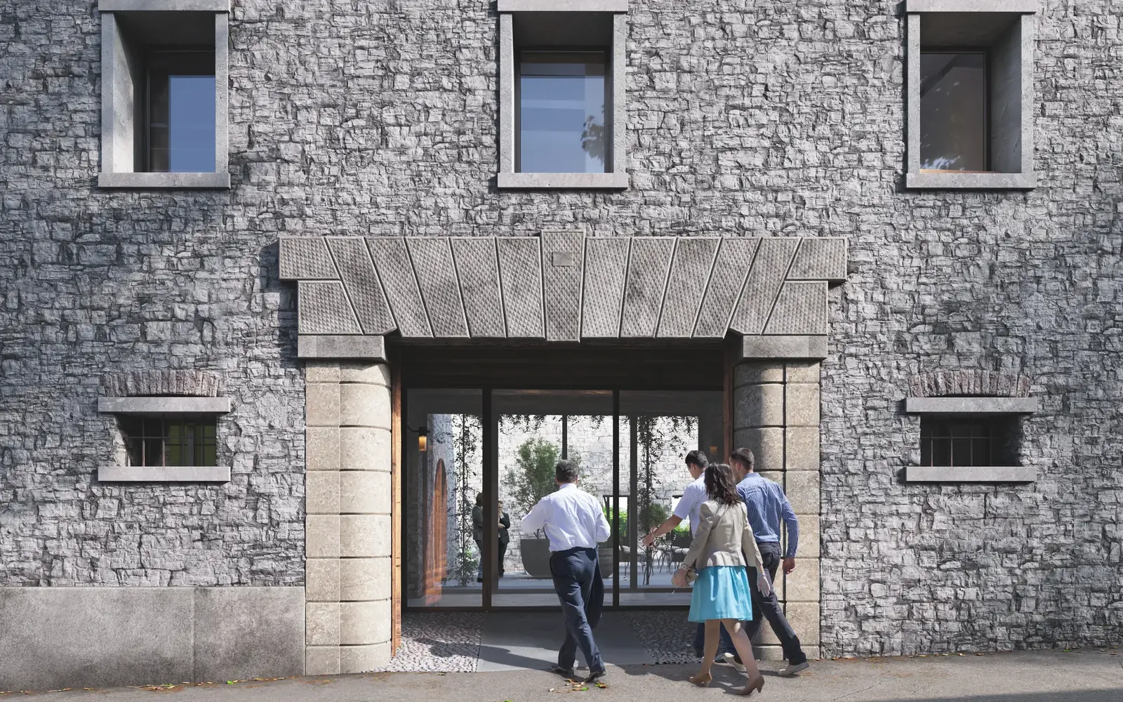 Eingangsfassade Borgo Taurino