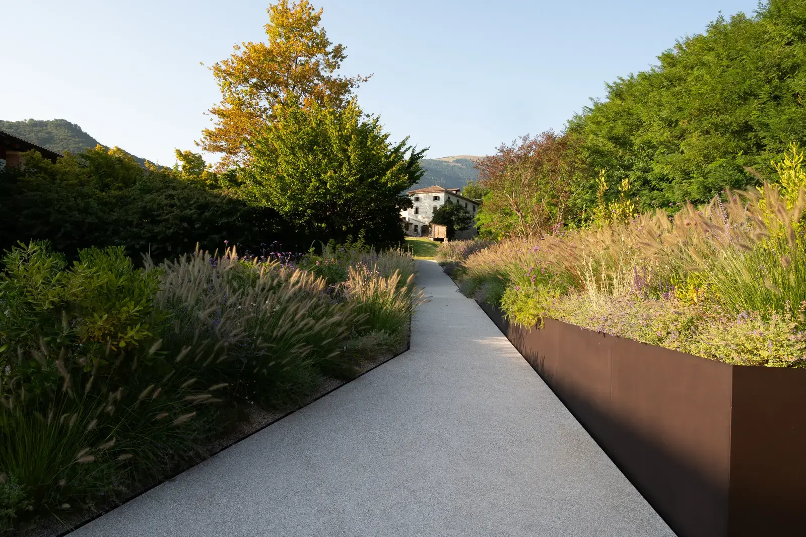 Weinbergweg im Weingut Fasol Menin